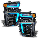 Oracle 20-21 Chevy Silverado HD 2500/3500 RGB+W Headlight DRL Upgrade Kit - ColorSHIFT-9