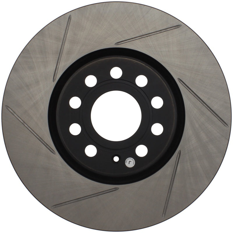 StopTech Power Slot 06-10 Audi A3 / 08-10 TT / 06-09 VW GTI Mlk V/Passat Right Front Slotted Rotor - 0