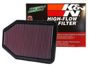 K&N 07-10 Jeep Wrangler 3.8L V6 Drop In Air Filter-16
