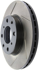StopTech Power Slot 93-00 Honda Civic DX w/ Rr Drum Brakes Front Right Rotor-6