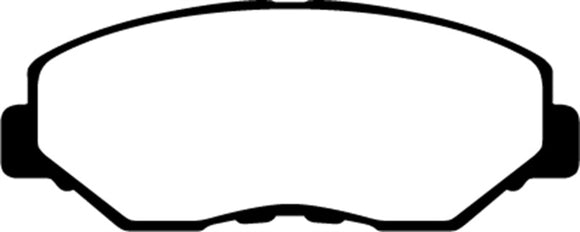 EBC 02-04 Honda CR-V 2.4 Greenstuff Front Brake Pads