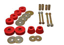 Energy Suspension Chevy Pickup Body Mounts - Red-1