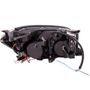 ANZO 2006-2008 Toyota Rav4 Projector Headlights w/ Halo Black-5