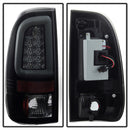 Spyder 97-03 Ford F150 Stylsd. F250 V3 Lght Bar LED Tail Lights - Blk Smk ALT-YD-FF15097V3-LBLED-BSM-15