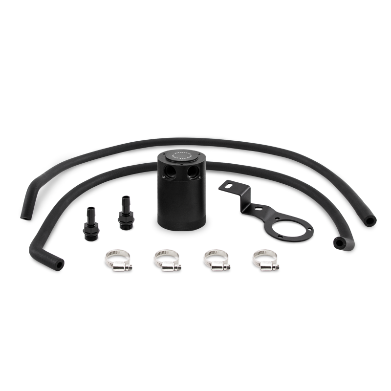 Mishimoto 15-16 Subaru WRX PVC Side Baffled Oil Catch Can - Black - 0