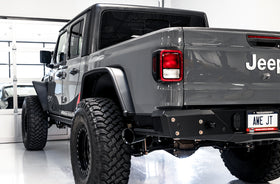 AWE Tuning 20-21 Jeep Gladiator JT 3.6L Tread Edition Cat-Back Single Side Exhaust - Diamond Blk Ti - 0