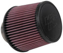 K&N Filter Universal Rubber Filter 3in Flange ID 6in Base OD 5.125in Top OD 5in Height-4