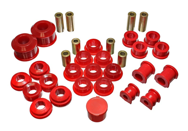 Energy Suspension 02-05 Honda Civic Si Red Hyper-Flex Master Bushing Set - 0