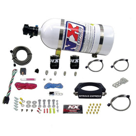 Nitrous Express GM LS 102mm Nitrous Plate Kit (50-400HP) w/10lb Bottle - 0