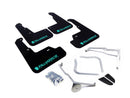 Rally Armor 15-21 Subaru WRX/STI Black UR Mud Flap w/Teal Altered Font Logo-2