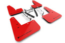 Rally Armor 23-26 Toyota GR Corolla Red UR Mud Flap w/Black Logo-1