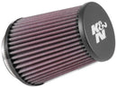 K&N Universal Rubber Filter 3in Flg 4-1/2inch OD B / 2-1/4inch H - Black Top-3