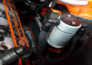 J&L 2011-2017 Ford Mustang GT Driver Side Oil Separator 3.0 - Clear Anodized-2