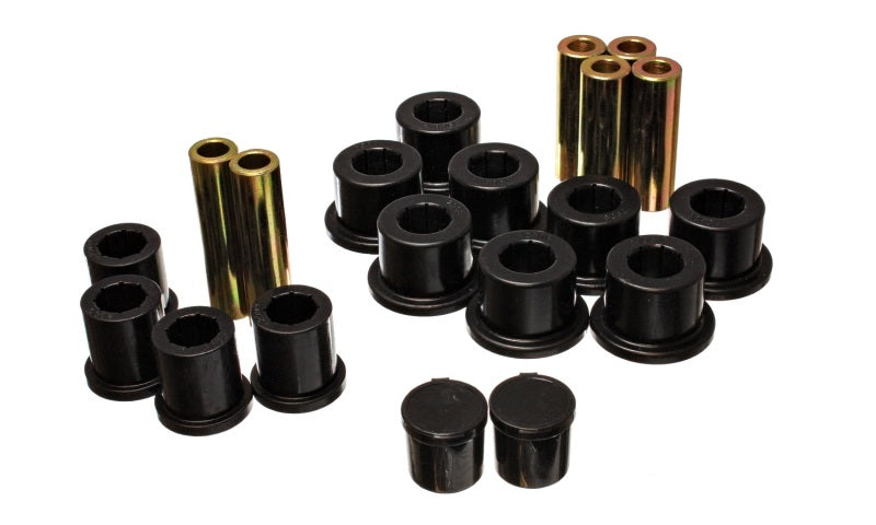 Energy Suspension Rear Spring Bushing Set - Black - 0