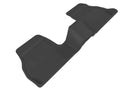 3D MAXpider 2012-2018 Ford Focus Kagu 2nd Row Floormats - Black-1