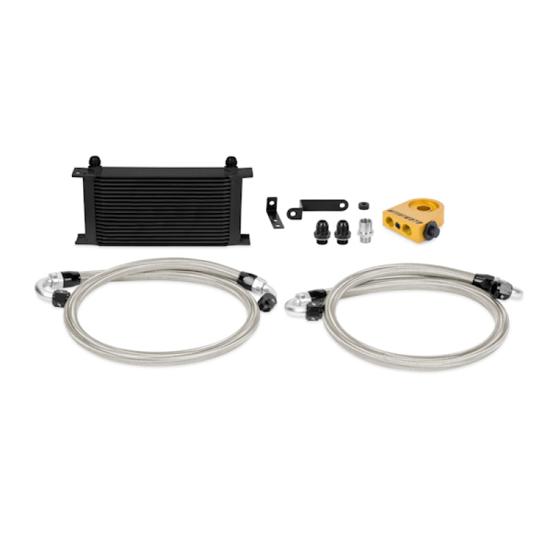 Mishimoto 08-14 WRX/STi Thermostatic Oil Cooler Kit - Black - 0