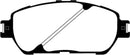 EBC 10 Toyota Sienna 2.7 Greenstuff Front Brake Pads-4
