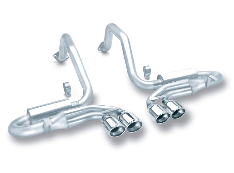 Borla 97-04 Corvette Coupe/Conv/Hatchback 5.7L 8cyl 4spd/6spd RWD Classic S-Typein Cat-Back Exhaust - 0