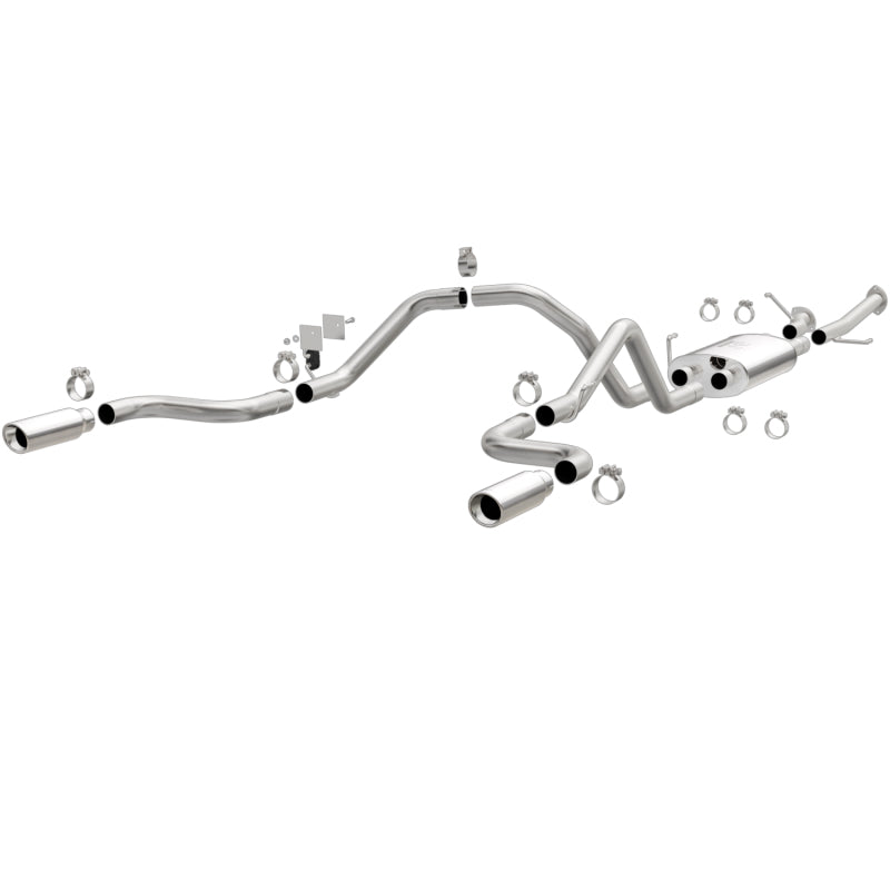 MagnaFlow 14 Toyota Tundra V8 4.6L/5.7L Stainless Cat Back Exhaust Dual Split Rear Exit - 0