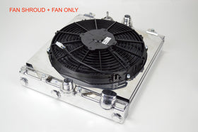 CSF 92-00 Honda Civic All-Aluminum Fan Shroud w/12in SPAL Fan - 0