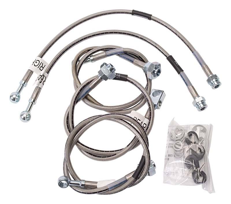 Russell Performance 01-06 GM Silverado/Sierra HD (All) (Also fits Rancho) Brake Line Kit - 0