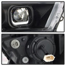 xTune Toyota Tacoma 16-18 DRL Light Bar Projector Headlights - Black PRO-JH-TTA16-LBDRL-BK-15