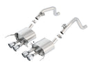 Borla 14-15 Chevy Corvette C7 w/o AFM w/o NPP Atak Rear Section Exhaust Quad Rd RL Tips-2