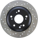 StopTech 00-09 S2000 Slotted & Drilled Right Rear Rotor-1