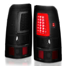 ANZO 2003-2006 Chevy Silverado 1500 LED Taillights Plank Style Black w/Smoke Lens-6