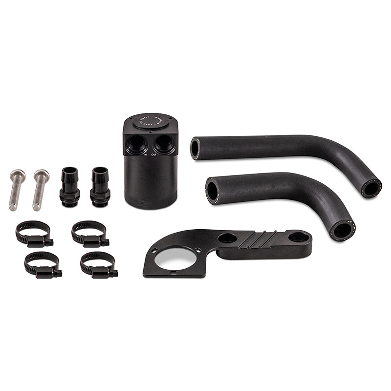 Mishimoto 2015+ BMW F8X M3/M4 Baffled Oil Catch Can - Wrinkle Black - 0