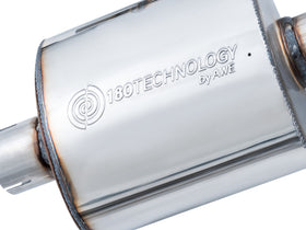 AWE Tuning Audi B9 A4 Touring Edition Exhaust Dual Outlet - Diamond Black Tips (Includes DP) - 0