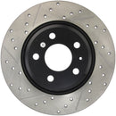 StopTech Power Slot 09-10 Audi A4/A4 Quattro / 08-10 A5 / 10 S4 Rear Right Drilled & Slotted Rotor-8