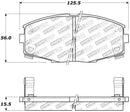 StopTech Performance 87-92 MK3 Supra Front Brake Pads-10