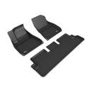 3D MAXpider 20-22 Tesla Model 3 Kagu 1st & 2nd Row Floormats - Black-2