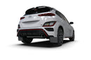 Rally Armor 22-23 Hyundai Kona N Black UR Mud Flap w/Red Logo-3