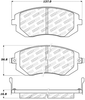 StopTech Street Touring 03-05 WRX/ 08 WRX Front Brake Pads