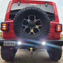 Oracle Rear Bumper LED Reverse Lights for Jeep Wrangler JL - 6000K-3