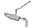 aFe POWER Takeda 2.5in 304 SS Cat-Back Exhaust System Subaru Crosstrek 18-19 H4-2.0L-1