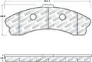 StopTech Performance 06-09 Chevrolet Corvette Z06 Front Brake Pads-9