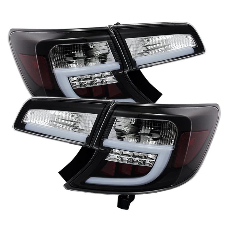 Spyder Toyota Camry 12-14 Light Bar LED Tail Lights Black ALT-YD-TC12-LBLED-BK - 0