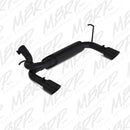 MBRP 07-14 Jeep Wrangler/Rubicon 3.6L/3.8L V6 Axle-Back Dual Rear Exit Black Performance Exhaust Sys-2