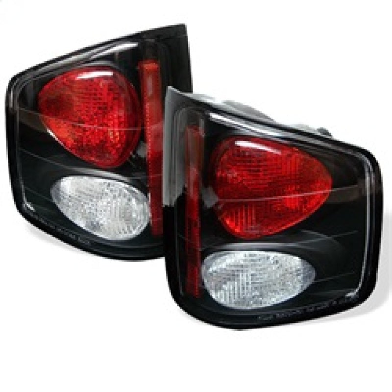 Spyder Chevy S10 94-04/GMC Sonoma 94-04/Isuzu Hombre 96-00 Euro Tail Lights Blk ALT-YD-CS1094-BK - 0