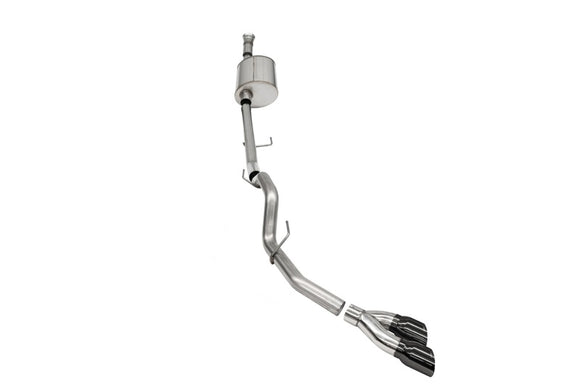 Corsa 2021-2025 Ford F-150 SuperCab/6.5in Bed 5.0L V8 Sport Cat-Back Single Side Exit-Black PVD