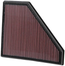 K&N Replacement Panel Air Filter 12.313in OS L x 10.313in OS W x 1.188in H for 13-14 Cadillac ATS-2