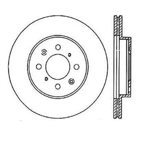 StopTech Power Slot 90-01 Integra (exc. Type R) /90-05 Civic EX/94-95 Civic SI wABS/99-03 Civic SI/ - 0