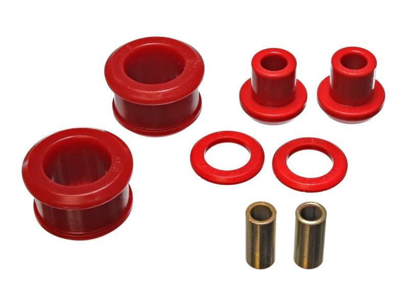 Energy Suspension 90-96 Nissan 300ZX Red Rear Differential Carrier Bushing Set (Must reuse all metal - 0