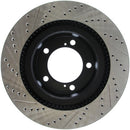 StopTech 07-09 Toyota Tundra / 08-09 Toyota Sequoia Front Left Slotted & Drilled Rotor-11