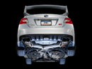 AWE Tuning Subaru STI VA / WRX GV / STI GV Sedan Touring Edition Exhaust - Diamond Black Tip (102mm)-3