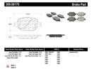 StopTech Performance 05-08 Scion tC/ 01-05 Celica GT/ 00-05 Celica GT-S Front Brake Pads-2