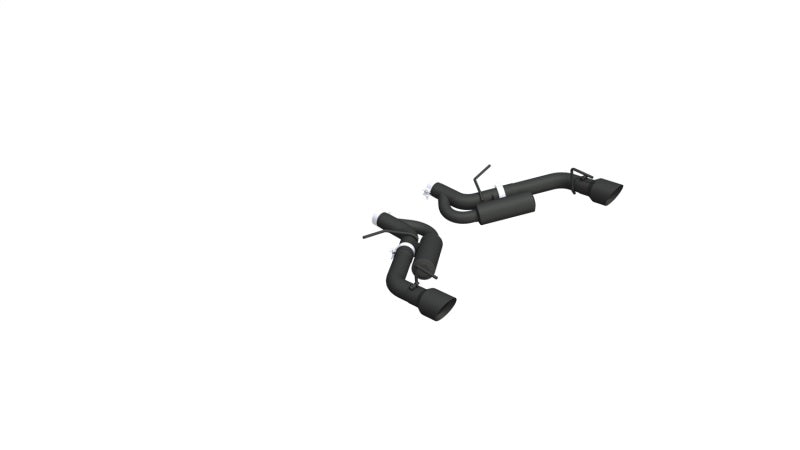 MBRP 16-19 Chevrolet Camaro SS Dual Rear Exit Axle Back w/ 4.5in OD Tips - BLK (Non NPP Models) - 0